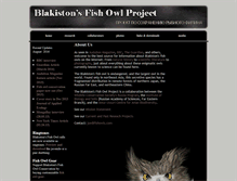 Tablet Screenshot of fishowls.com